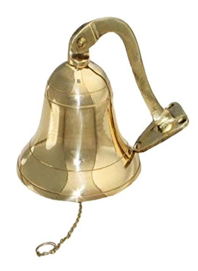 THOR INSTRUMENTS Brass Ship Nautical Wall Decor Bell 4 inches Rustic Vintage Home Decor Gifts - Image 3